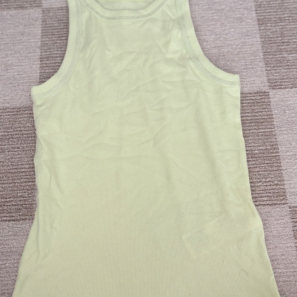 Abercrombie& Fitch Kids Ribbed Tank Top in Light Green Size 13/14